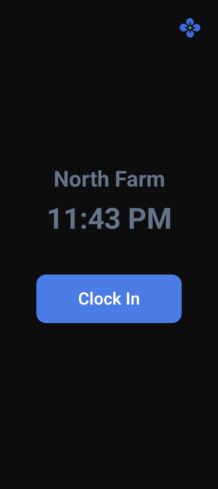 TimeKeep kiosk clock in